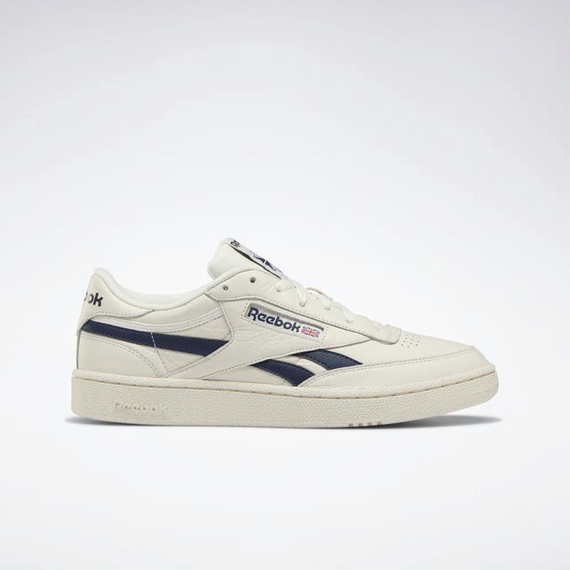 Tenisi Reebok Revenge Plus Barbati Albi/Bleumarin Romania YO8045WC